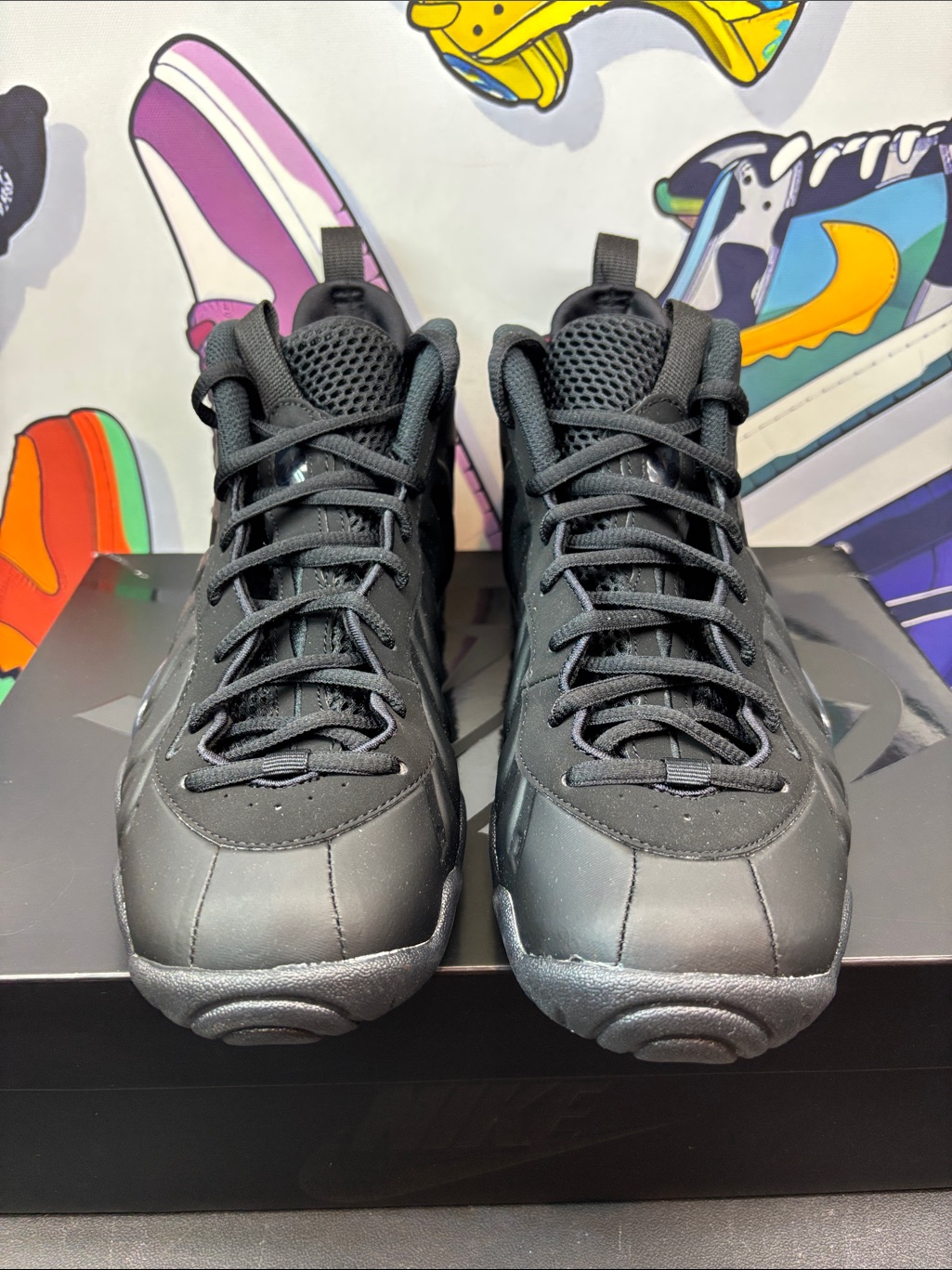 Brand New With Box! Nike Little Posite One Gs “Anthracite “ 2023.